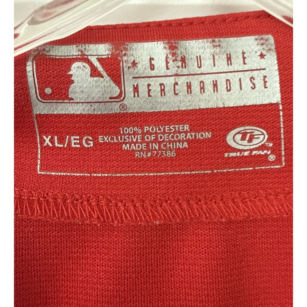 Philadelphia Phillies Baseball ButtonUp XL Embroidered Jersey True Fan Series - Picture 8 of 10